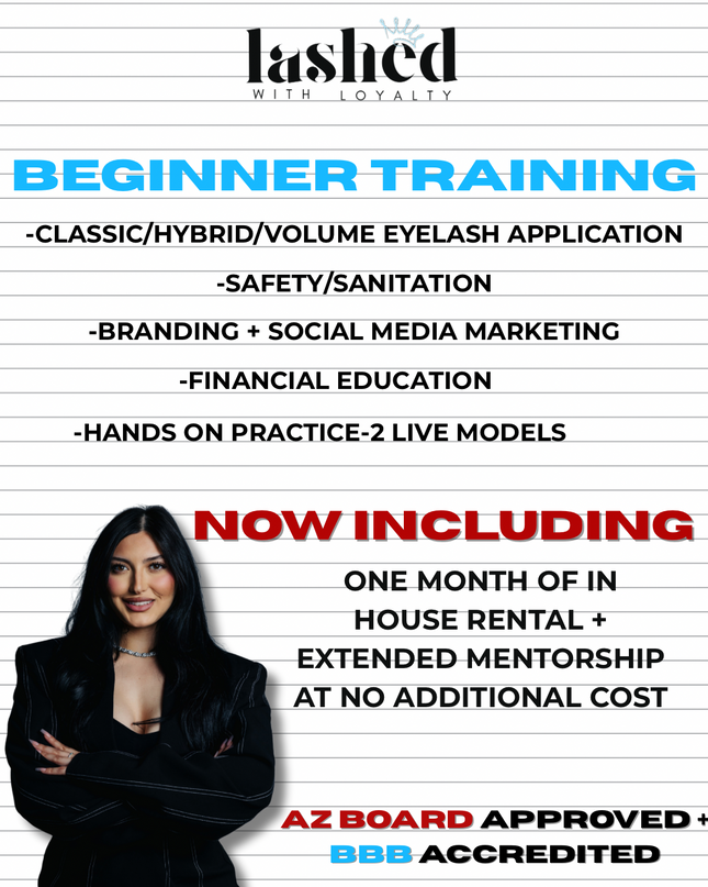 AZ Lash Technician Registration Course